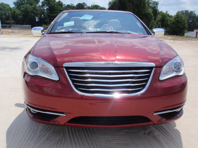 chrysler 200 2011 red limited flex fuel 6 cylinders front wheel drive automatic 34731