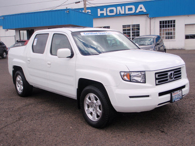 honda ridgeline 2008 white pickup truck rtl w navi gasoline 6 cylinders 4 wheel drive automatic 98632