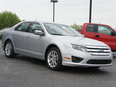 ford fusion 2010 silver sedan sel v6 flex fuel 6 cylinders front wheel drive automatic 47172