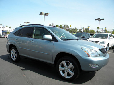 lexus rx 350 2007 lt blue suv gasoline 6 cylinders all whee drive automatic 92235