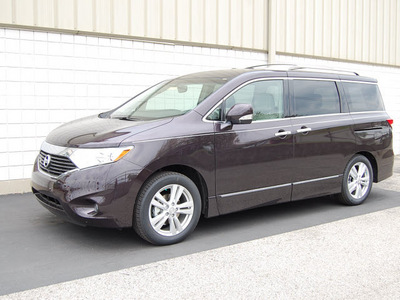 nissan quest 2011 black van 3 5 sl gasoline 6 cylinders front wheel drive cont  variable trans  47130