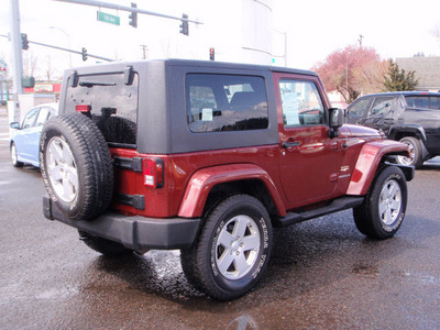 jeep wrangler 2007 red suv sahara gasoline 6 cylinders 4 wheel drive manual 98632