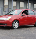 ford focus 2009 red sedan ses gasoline 4 cylinders front wheel drive automatic 47172