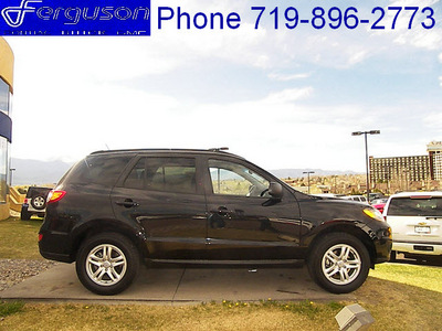 hyundai santa fe 2010 black suv gls gasoline 4 cylinders all whee drive automatic 80910