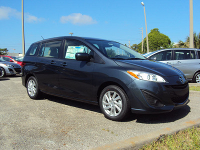 mazda mazda5 2012 dk  gray wagon gasoline 4 cylinders front wheel drive automatic 32901