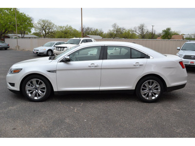ford taurus 2010 white sedan limited gasoline 6 cylinders front wheel drive automatic 76903