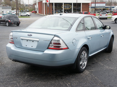 ford taurus 2008 lt  blue sedan limited fwd gasoline 6 cylinders front wheel drive automatic 47172