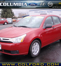 ford focus 2010 red sedan se gasoline 4 cylinders front wheel drive automatic 98632