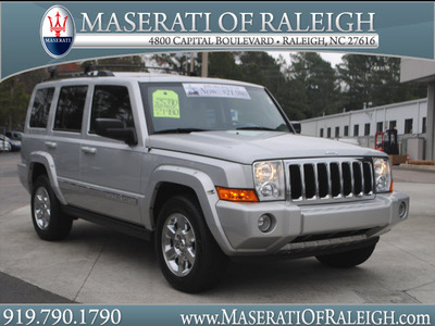 jeep commander 2007 silver suv limited flex fuel 8 cylinders rear wheel drive shiftable automatic 27616