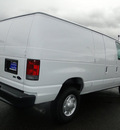 ford econoline cargo 2011 white van e 350 sd flex fuel 8 cylinders rear wheel drive automatic 98032