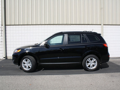 hyundai santa fe 2011 black suv se gasoline 6 cylinders front wheel drive shiftable automatic 47130