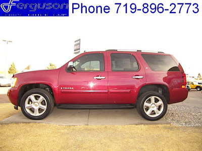 chevrolet tahoe 2007 sport red suv lt flex fuel 8 cylinders 4 wheel drive automatic 80910