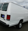 ford econoline cargo 2011 white van e 350 sd flex fuel 8 cylinders rear wheel drive automatic 98032