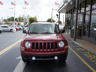 jeep patriot 2011 prp deep cherry red suv gasoline 4 cylinders 2 wheel drive automatic 33021