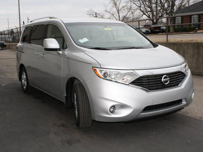 nissan quest 2011 silver van 3 5 sv gasoline 6 cylinders front wheel drive cont  variable trans  47130