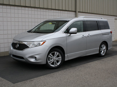 nissan quest 2011 silver van 3 5 sl gasoline 6 cylinders front wheel drive cont  variable trans  47130