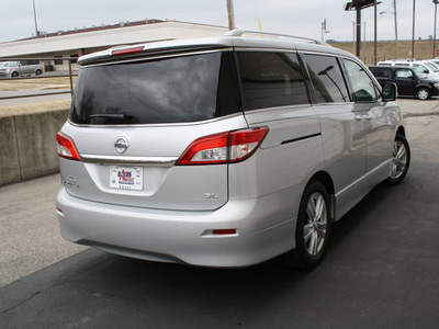 nissan quest 2011 silver van 3 5 sl gasoline 6 cylinders front wheel drive cont  variable trans  47130