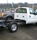ford f 350 2011 white super duty flex fuel 8 cylinders 2 wheel drive automatic 98032