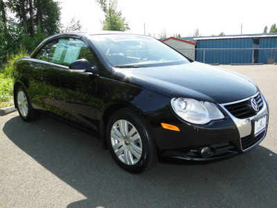 volkswagen eos 2008 black gasoline 4 cylinders front wheel drive 6 speed manual 98226