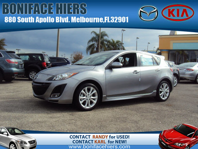 mazda mazda3s 2011 silver hatchback sport gasoline 4 cylinders front wheel drive automatic 32901