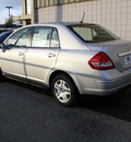 nissan versa 2011 silver sedan 1 8 s gasoline 4 cylinders front wheel drive 4 speed automatic 47130