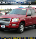 ford explorer 2010 red suv xlt gasoline 6 cylinders 4 wheel drive automatic with overdrive 98632