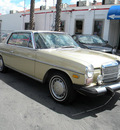 mercedes benz 280c 1974 gold coupe 6 cylinders automatic 92882