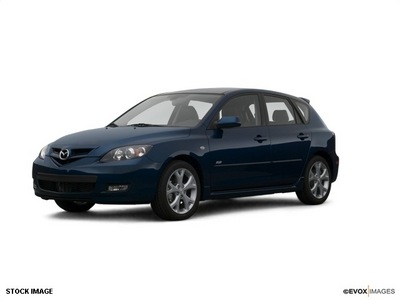 mazda mazda3 2007 blue wagon s grand touring gasoline 4 cylinders front wheel drive automatic 45342