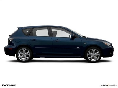 mazda mazda3 2007 blue wagon s grand touring gasoline 4 cylinders front wheel drive automatic 45342