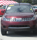 nissan murano 2006 red suv s gasoline 6 cylinders front wheel drive automatic 33884
