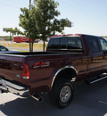 ford f 350 super duty 2004 red lariat diesel 8 cylinders 4 wheel drive automatic 76205