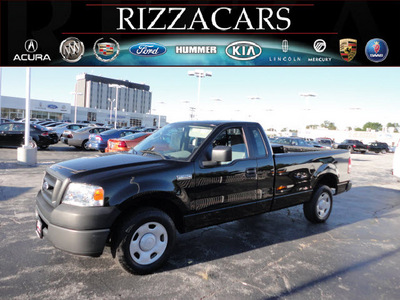 ford f 150 2007 black pickup truck xl gasoline 6 cylinders rear wheel drive automatic with overdrive 60546