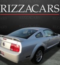 ford mustang 2005 silver coupe gasoline 6 cylinders rear wheel drive automatic with overdrive 60546