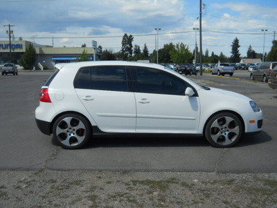 volkswagen gti 2008 white hatchback gasoline 4 cylinders front wheel drive 5 speed manual 99208