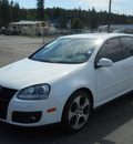 volkswagen gti 2008 white hatchback gasoline 4 cylinders front wheel drive 5 speed manual 99208