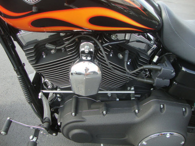 harley davidson fxdwg 2010 orange dyna wide glide 2 cylinders 5 speed 45342