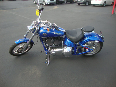 harley davidson fxcwc 2008 blue rocker c 2 cylinders 5 speed 45342