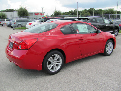 nissan altima 2012 red coupe s gasoline 4 cylinders front wheel drive automatic 33884