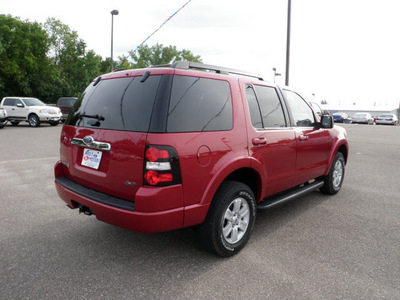 ford explorer 2010 red suv xlt 4wd gasoline 6 cylinders 4 wheel drive 5 speed automatic 55321