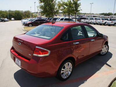 ford focus 2010 red sedan sel gasoline 4 cylinders front wheel drive automatic 76205