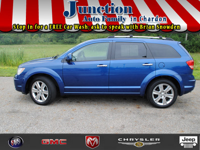 dodge journey 2009 blue suv r t gasoline 6 cylinders all whee drive 6 speed automatic 44024
