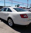 ford taurus 2011 white sedan sel gasoline 6 cylinders front wheel drive 6 speed automatic 55321