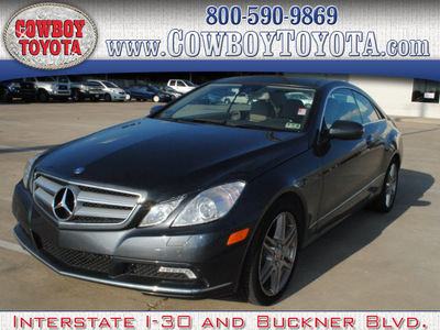 mercedes benz e class 2010 gray coupe e350 gasoline 6 cylinders rear wheel drive automatic 75228