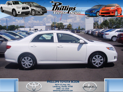 toyota corolla 2009 white sedan le gasoline 4 cylinders front wheel drive automatic 34788