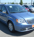 chrysler town and country 2011 lt  blue van touring l flex fuel 6 cylinders front wheel drive 6 speed automatic 99212