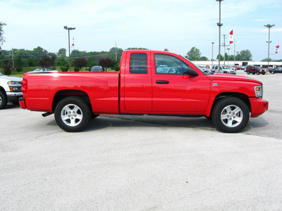 ram dakota 2011 red pickup truck big horn flex fuel 8 cylinders 2 wheel drive automatic 45840