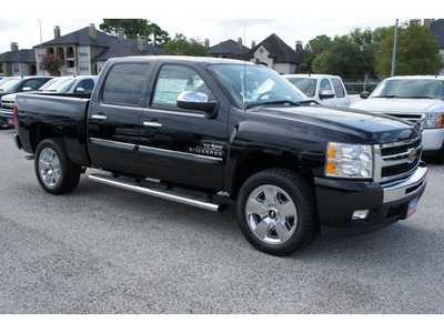 chevrolet silverado 1500 2011 black lt flex fuel 8 cylinders 2 wheel drive 6 spd auto 77090