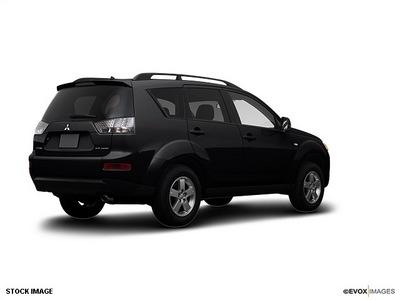 mitsubishi outlander 2008 black suv se gasoline 4 cylinders front wheel drive automatic 44060
