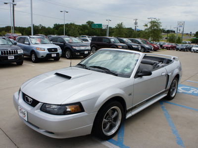 ford mustang 2003 silver gt deluxe gasoline 8 cylinders rear wheel drive 5 speed manual 76210