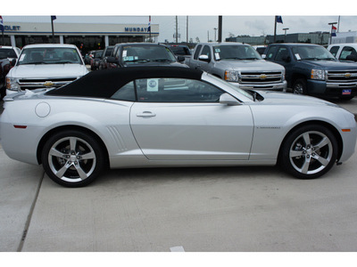 chevrolet camaro convertible 2011 silver lt gasoline 6 cylinders rear wheel drive automatic with overdrive 77090